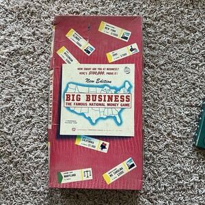 Transogram‎ Big Business: The Famous National Money Game Vintage FOR PARTS